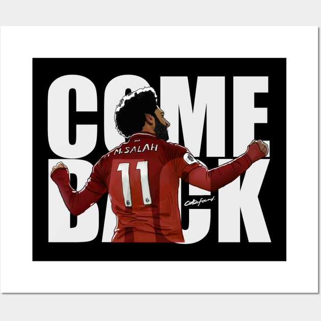 Mo Salah Wall Art by cattafound